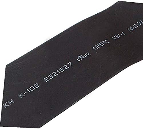X-deree שחור 3 מטרים 20 ממ עטיפת חוט חוט חום צינור צינור צינור צינור (TumoreStringringibili con tubo termoreStringente